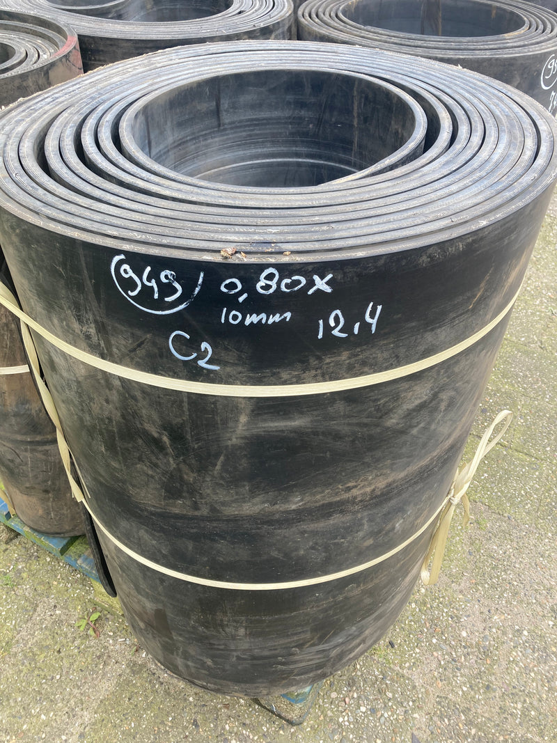 Gebruikte Transportband rubber (Diverse rollen)